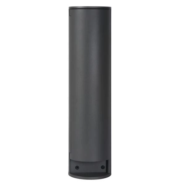 Lucide POWERPOINT - Buitenstopcontact zuil - Stopcontacten met penaarde - Type E -  FR, BE, POL, SVK & CZE norm - Ø 10 cm - IP44 ? Antraciet - detail 6